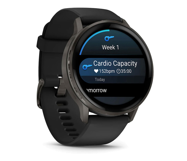 Garmin Venu 4 Slate 45mm z czarnym paskiem - 1363879 - zdjęcie 3